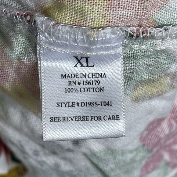 Dope Shirt Mens Extra Large Multicolor Floral Beach Hawaiian Short Sleeve Adult - Picture 8 of 10